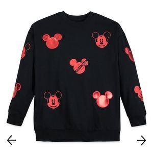 Disney Mickey Mouse Red Icon Pullover Sweater